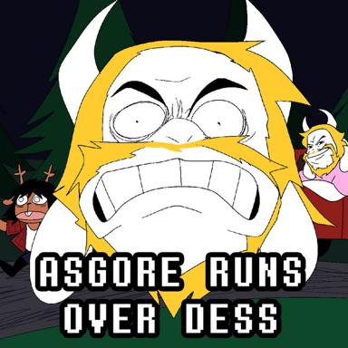 Asgore Runs Over Dess With Lyrics - Full Version - NyxTheShield